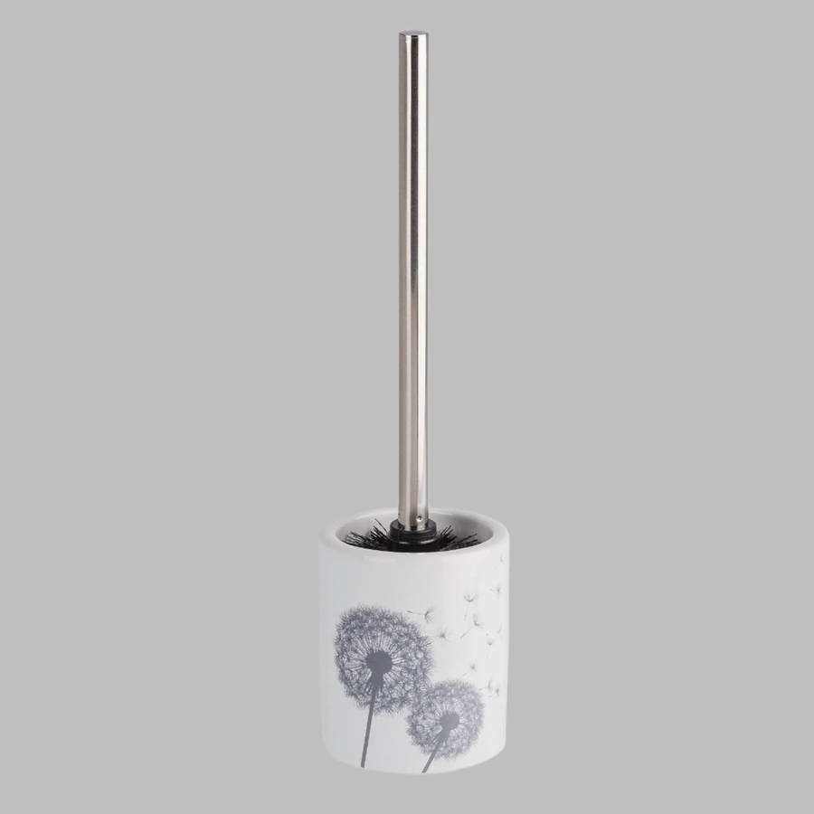 Wenko Toilet Brush Astera Range Ceramic White/Grey