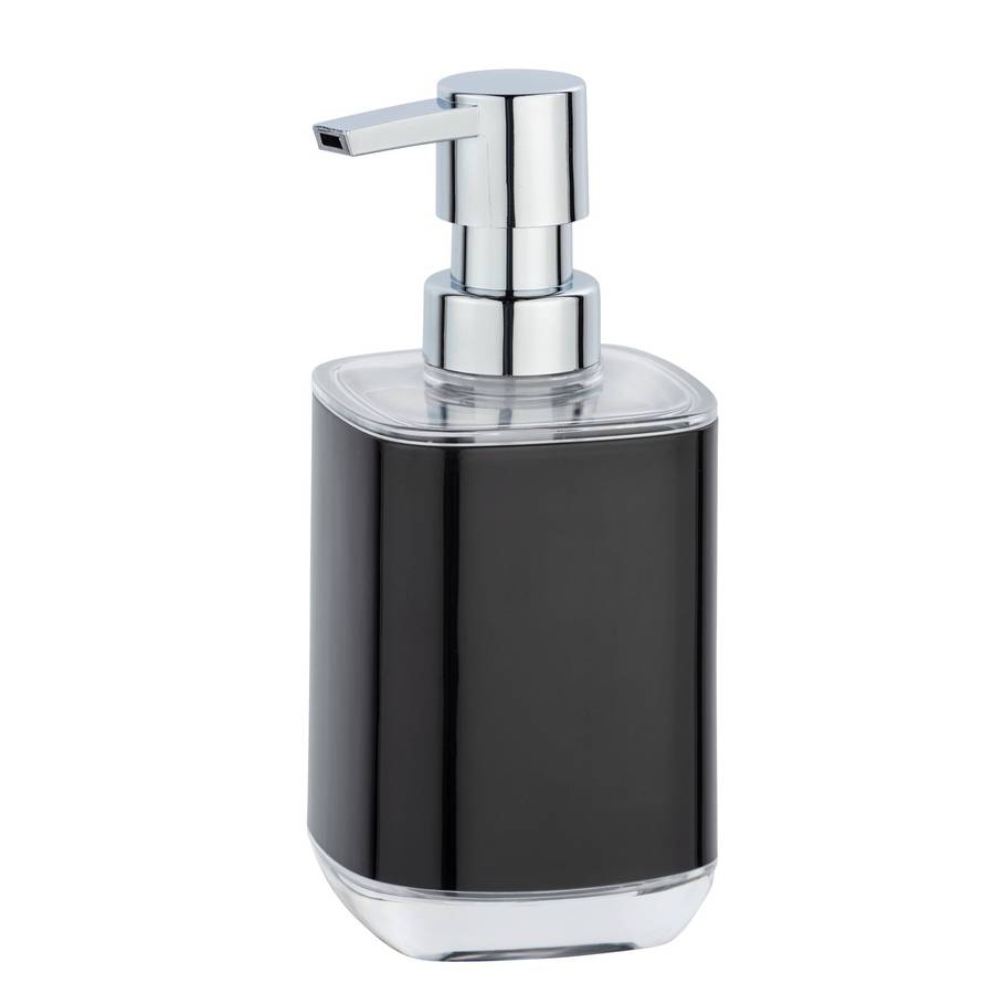 Wenko Soap Dispenser Mason Black & Transparent