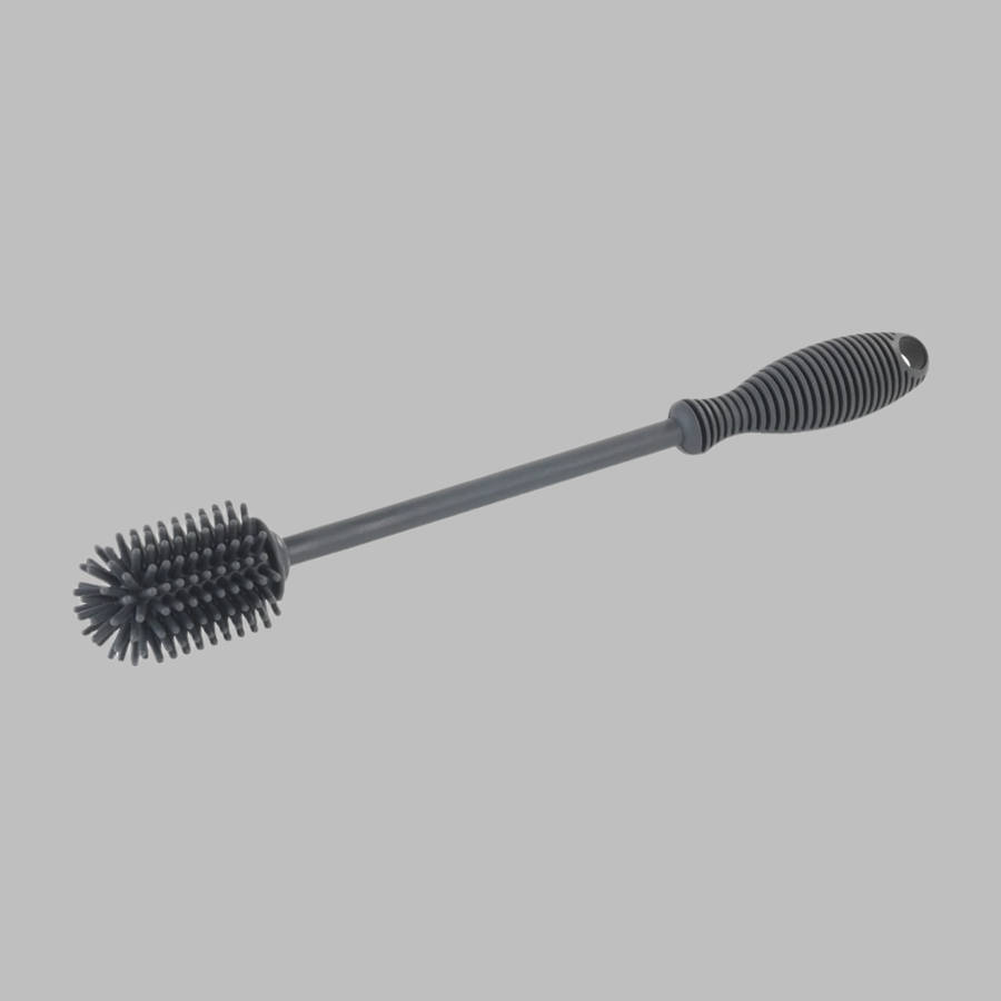 Wenko Washing Up & Bottle Brush Silicone 25cm Grey