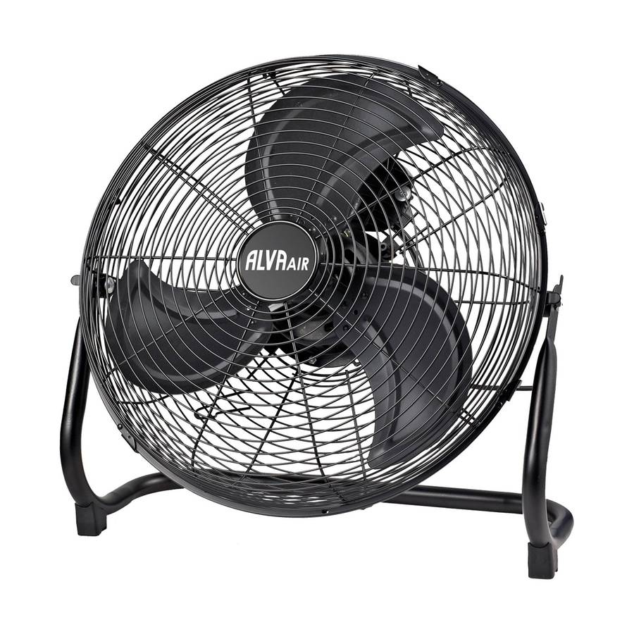 40cm Floor Fan High Velocity (Matte Black)