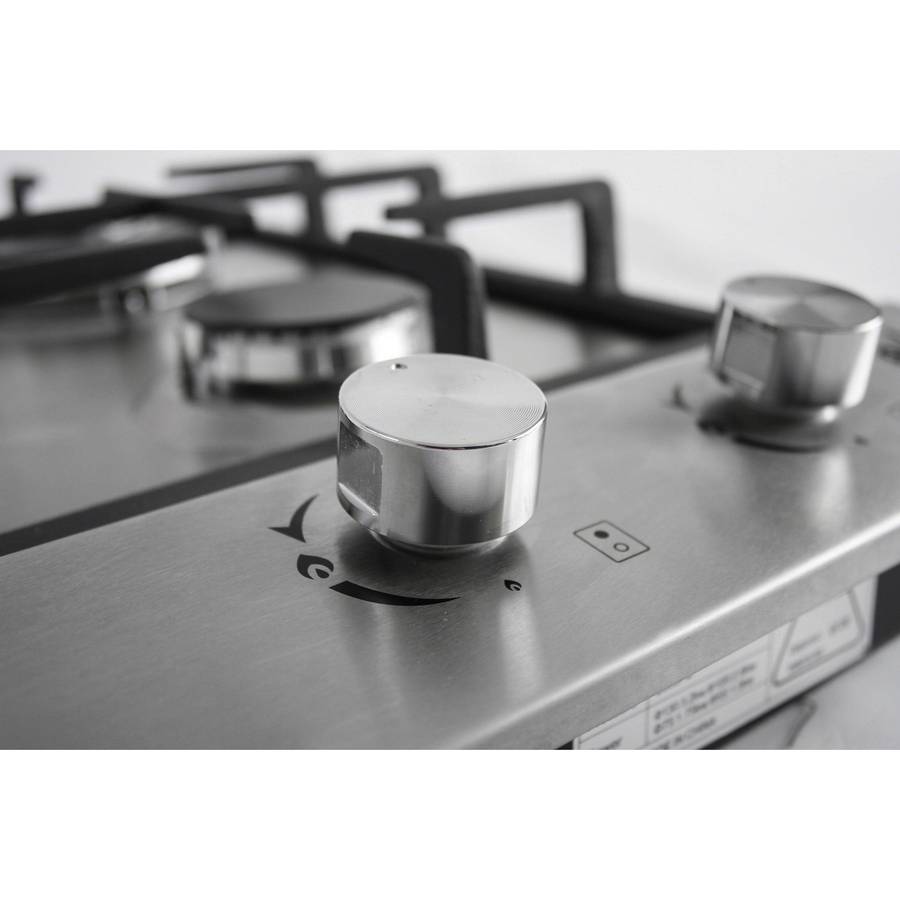 Alva 30cm 2 Burner Gas Hob Stainless Steel