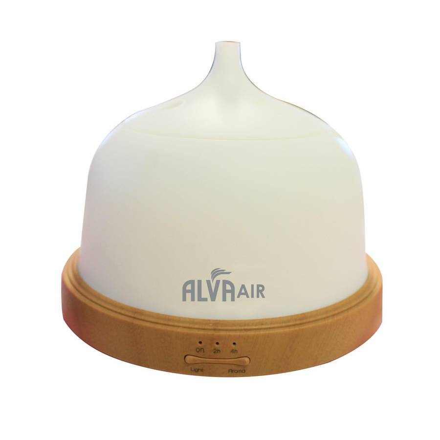 Alva Diffuser For Aromatherapy Essential Oils & 9 Pc Oils Value Bundle