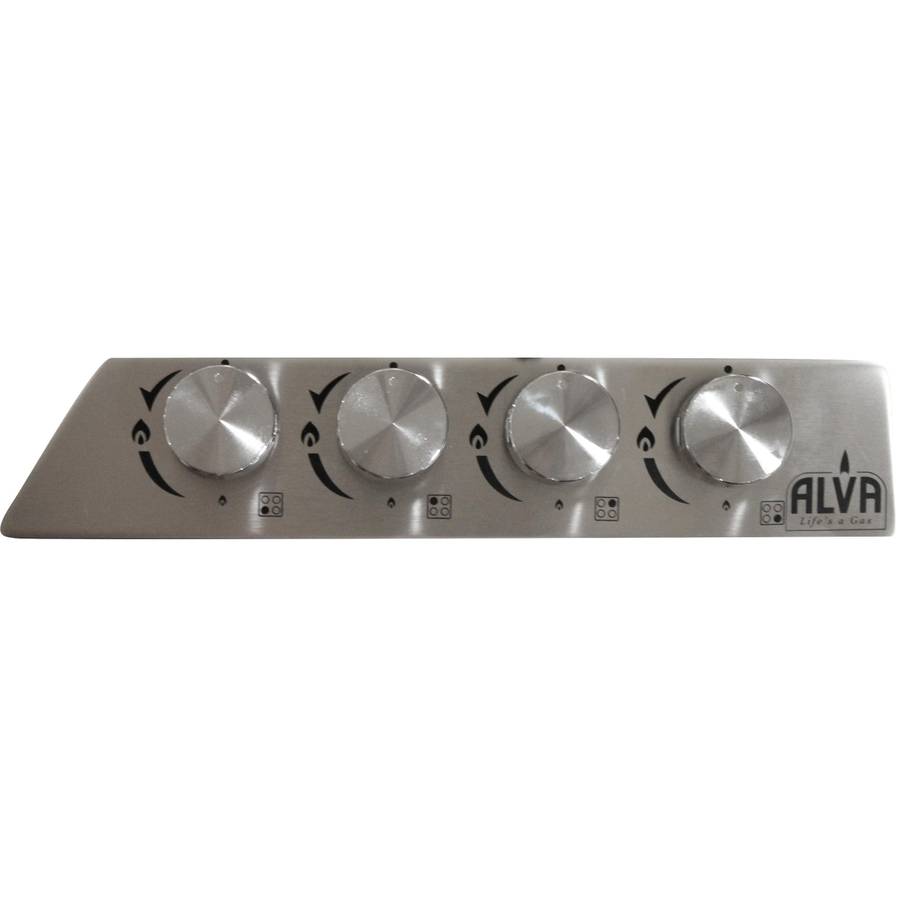 Alva 60cm 4 Burner Gas Hob Stainless Steel