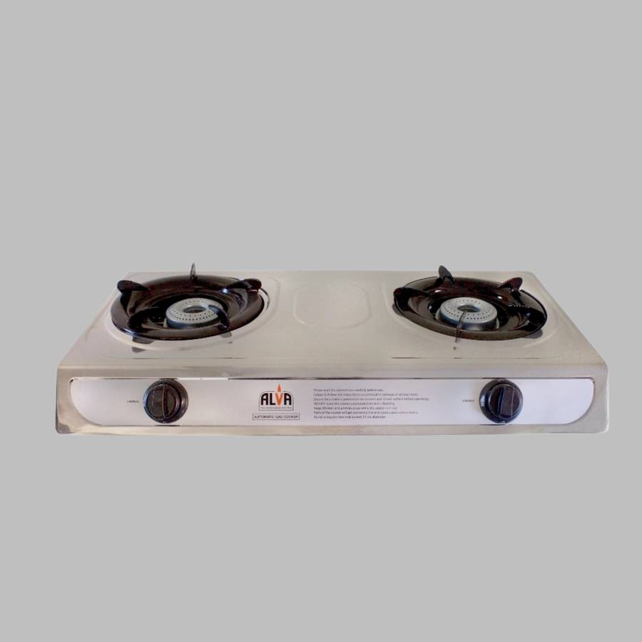 Alva 2 Burner Stainless Steel Gas Stove