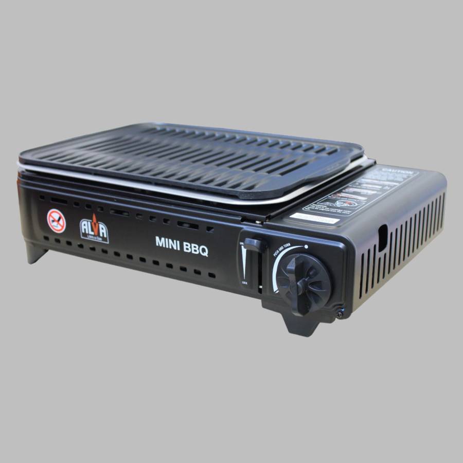 Alva Butane Gas Canister Mini Bbq Cooker Stove + Carry Case