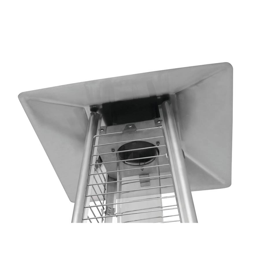 Gas Patio Heater Designer Quartz Glass Style