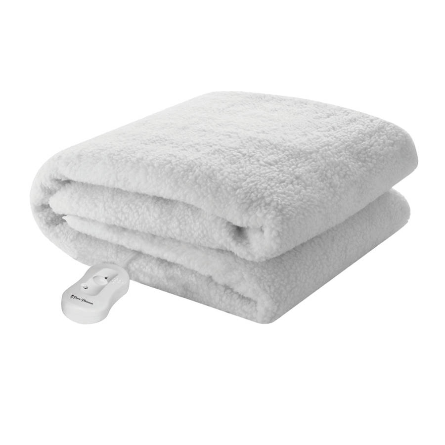 Sherpa Extra Length Fitted Electric Blanket (Pp)