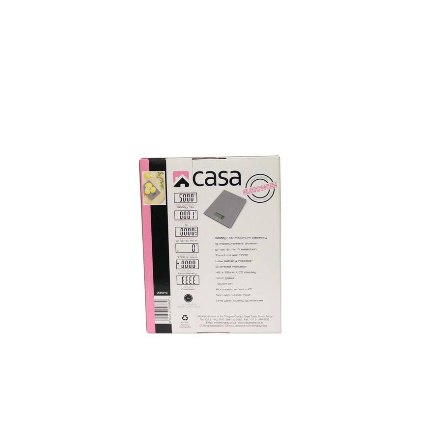 Casa Kitchen Digital Scale Glass