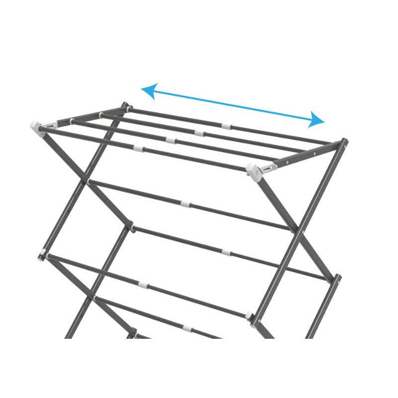 Casa 3 Tier Clothes Drying Stand Foldable, Extendable 7.5 M Capacity