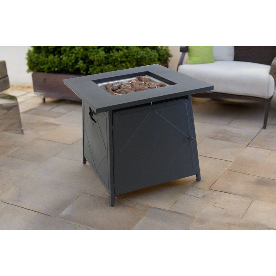Alva Gas Firetable With Lava Rocks & Lid
