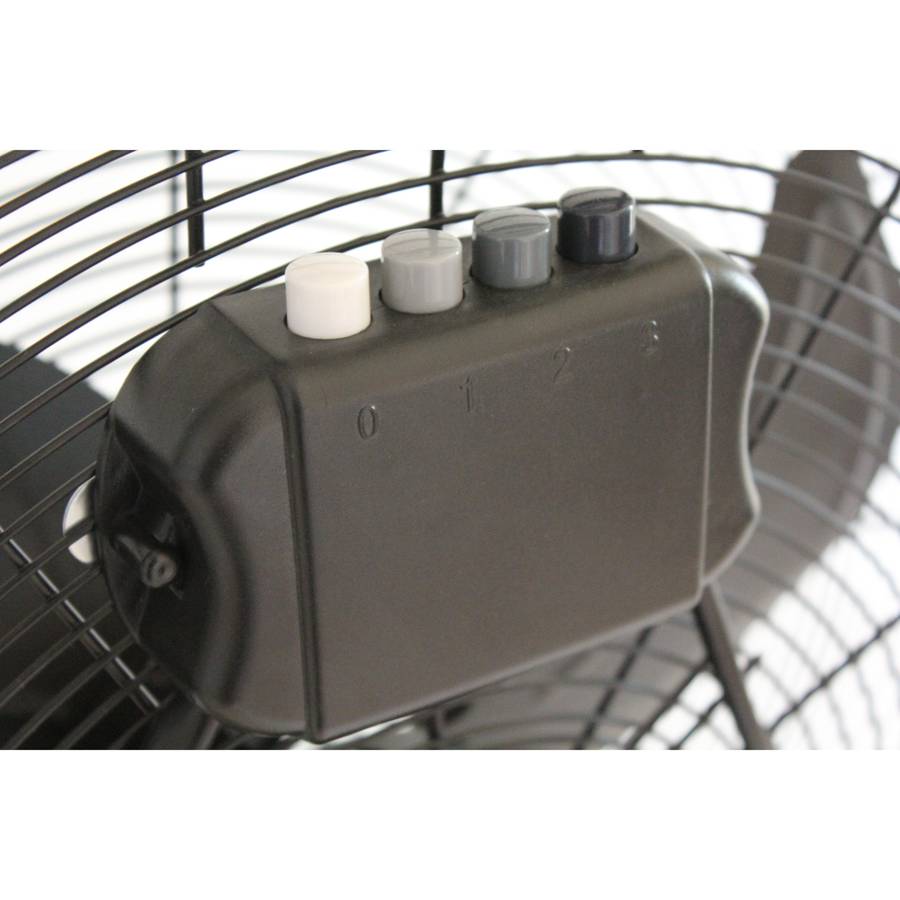 Alva 50cm Floor Fan High Velocity (Matt Black)