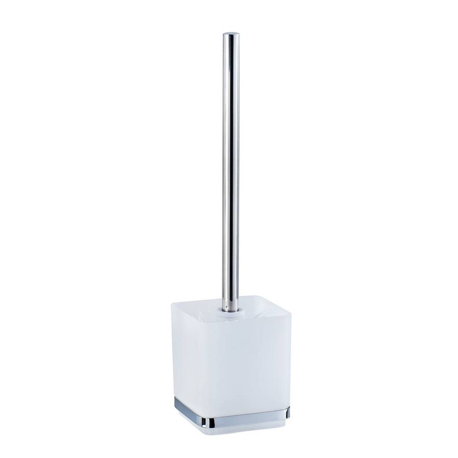 Wenko Vacuum Loc Toilet Brush Quadro Range S/Steel No Drilling