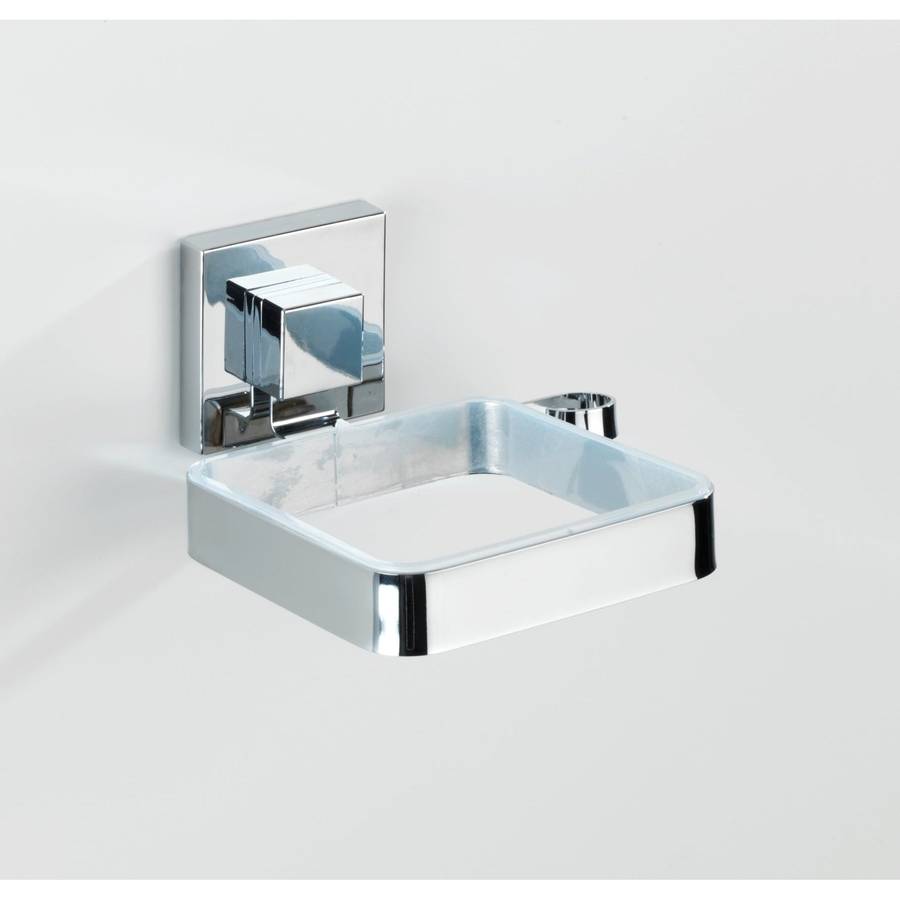 Vacuum Loc Hair Dryer Holder Quadro Range S/Steel No Drilling