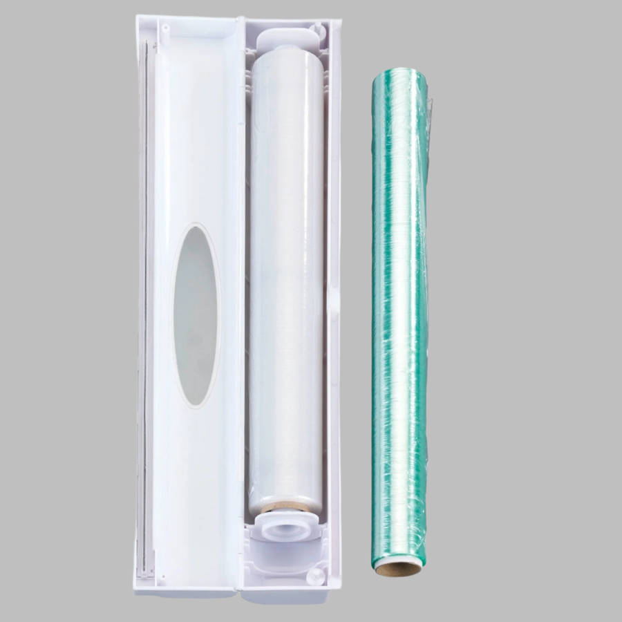 Wenko Foil / Cling Wrap Dispenser Cutter 1 Click White