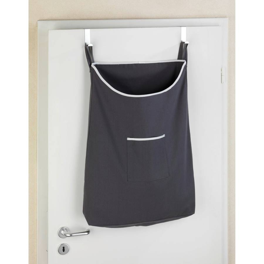 Wenko Over The Door Cloth Laundry Basket Canguro Range Grey