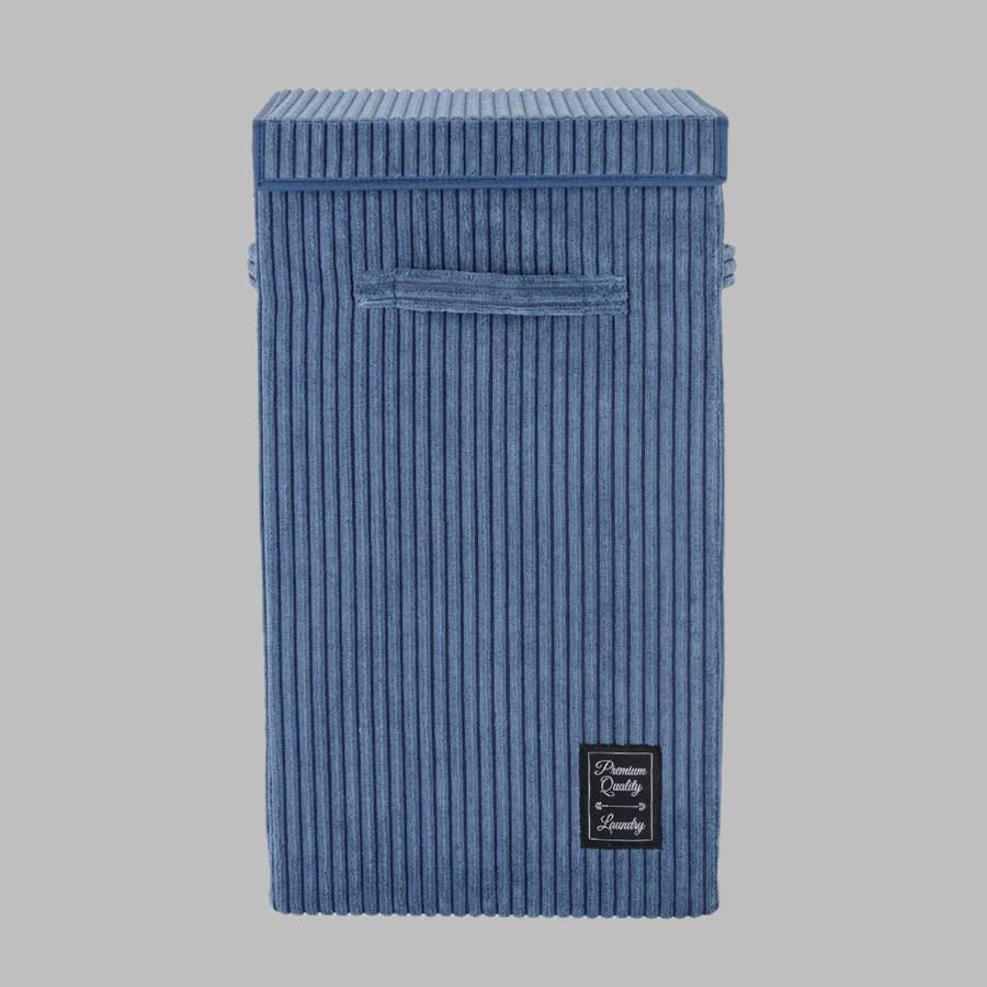 Wenko Laundry Basket 69 L Cora Blue