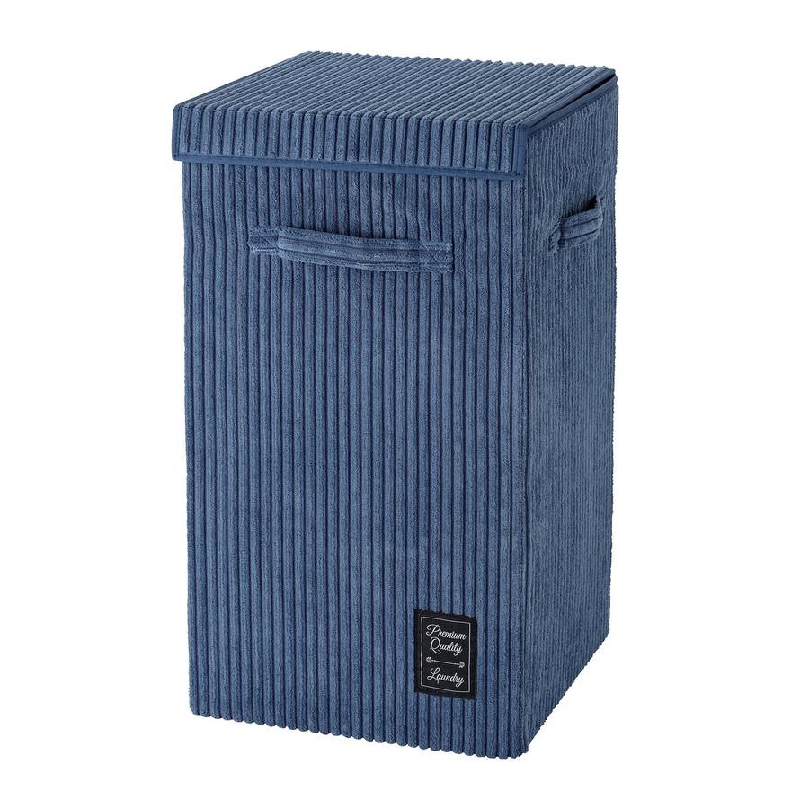 Wenko Laundry Basket 69 L Cora Blue