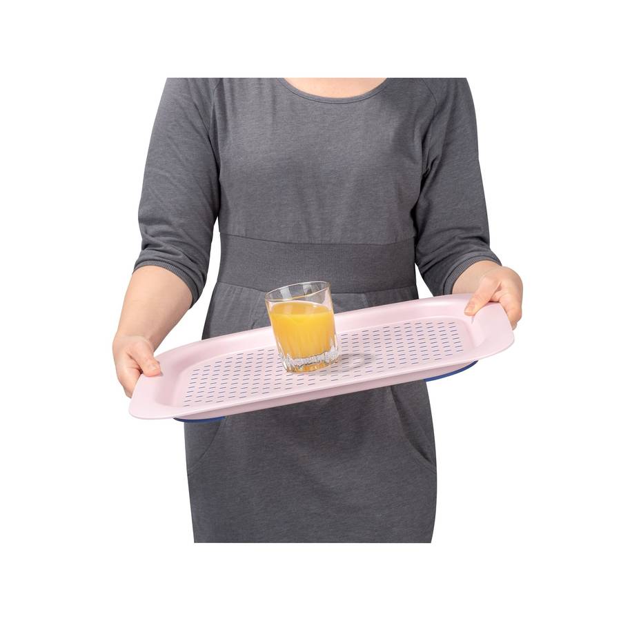 Wenko Serving Tray Anti Slip 31 X2 X42 Pink
