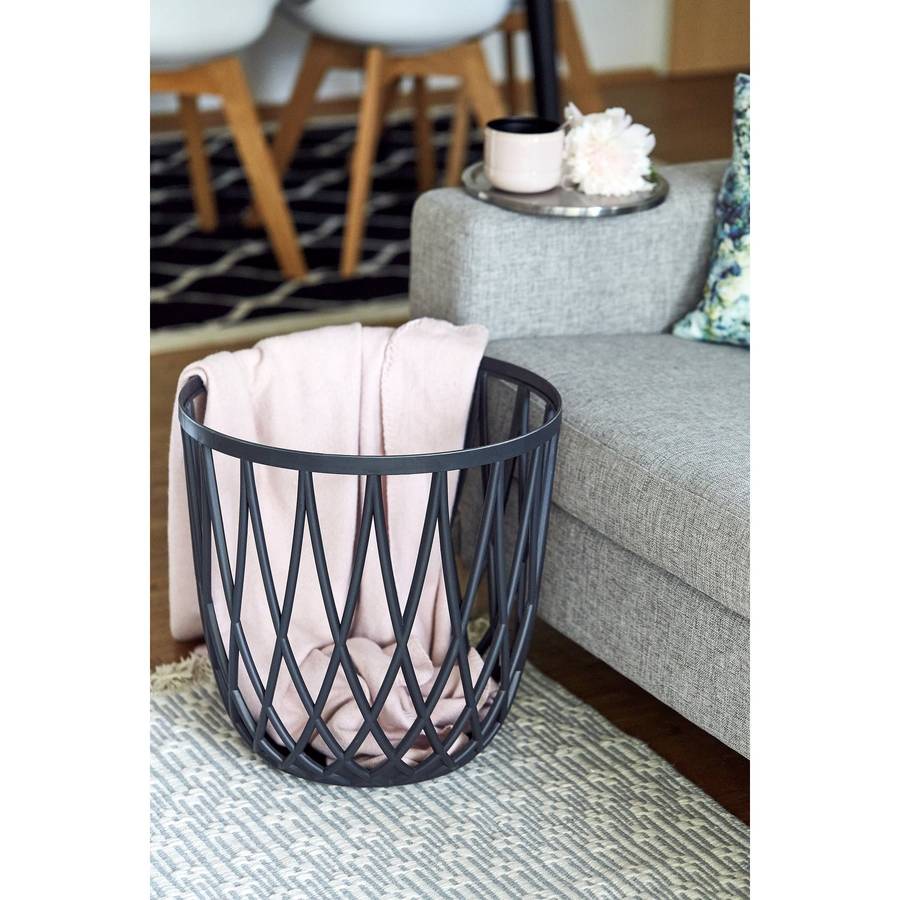 Wenko Bathroom Stool / Laundry Basket Omio Anthracite