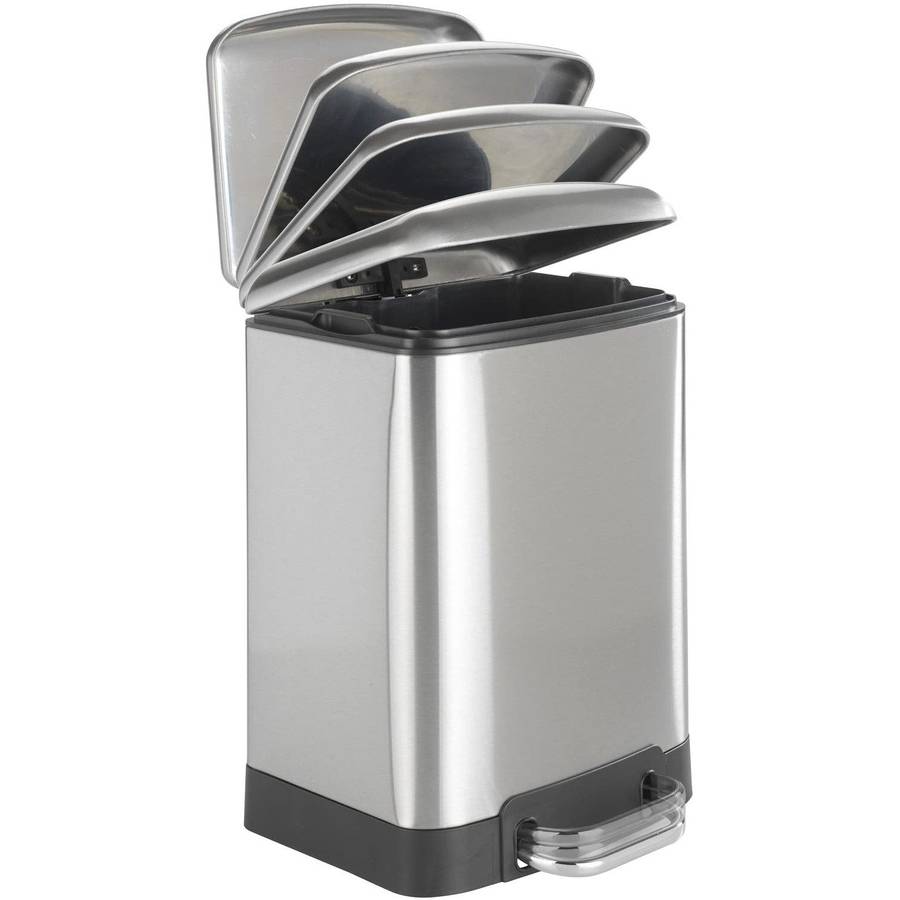 Wenko 6 L Pedal Bin Studio Stainless Steel