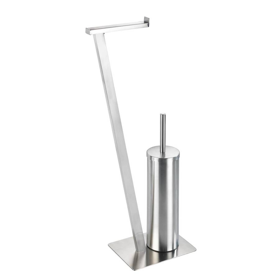 Wenko Freestanding Toilet Brush Lirio Stainless Steel Matt