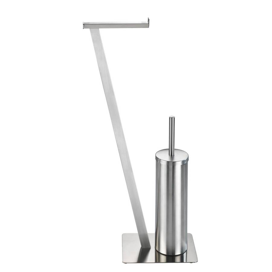 Wenko Freestanding Toilet Brush Lirio Stainless Steel Matt