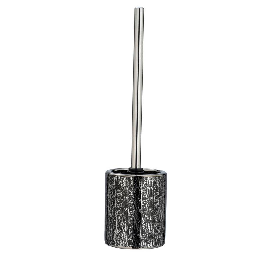 Wenko Toilet Brush Nuria Range Silver/Anthracite Ceramic