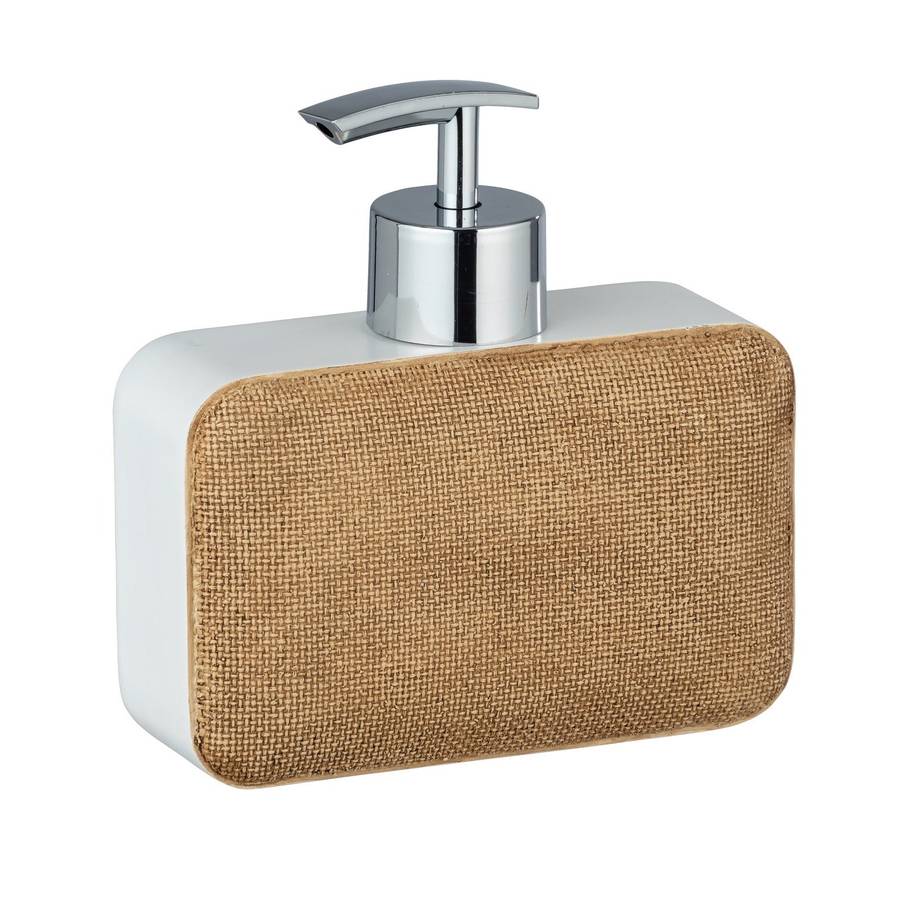 Wenko Soap Dispenser Ambila Polyresin Beige