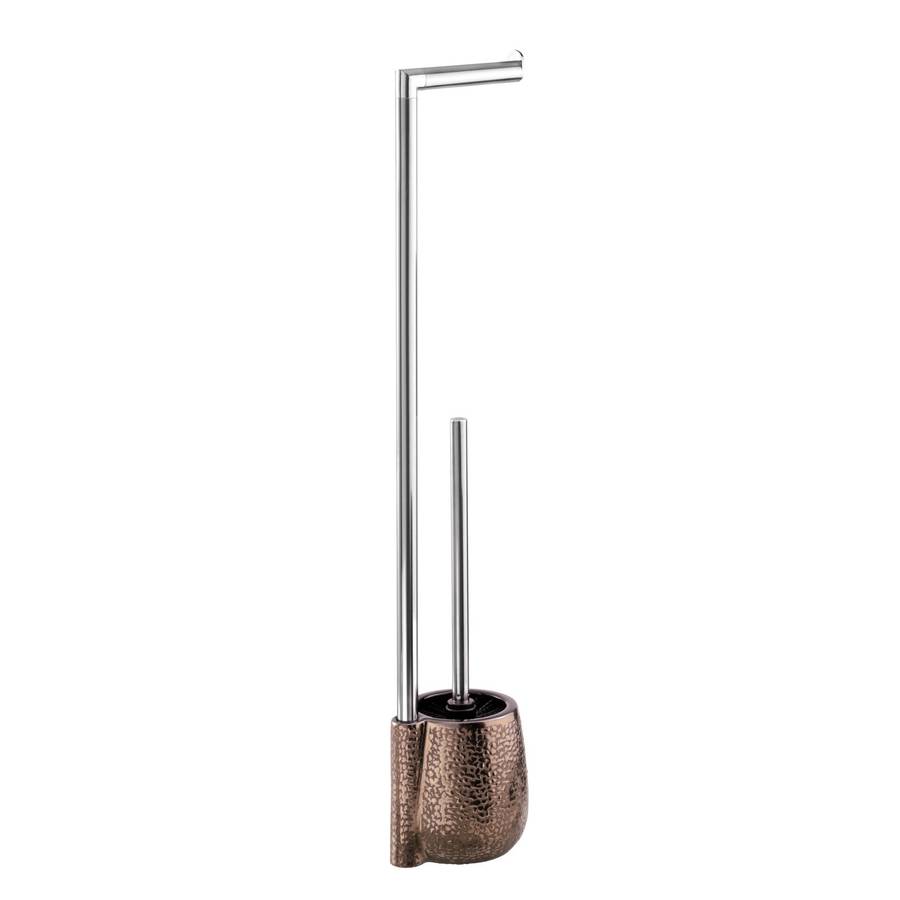 Freestanding Toilet Brush & Roll Holder Ceramic Marrakesh
