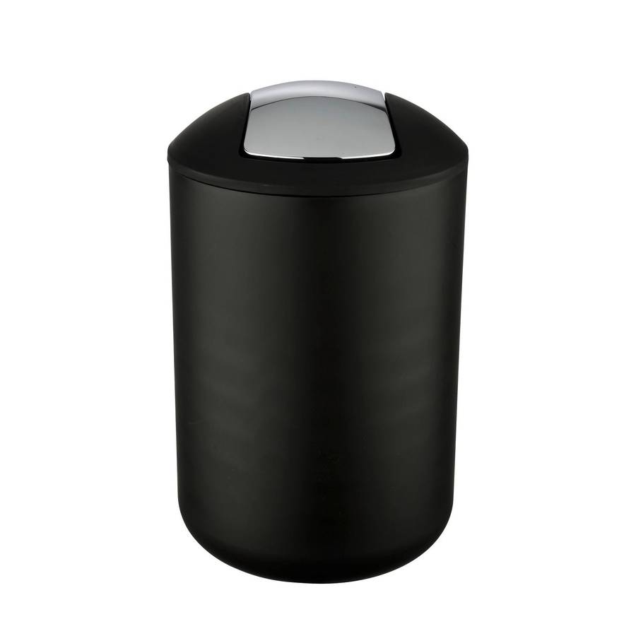 Wenko 6 L Swing Cover Bin Brasil R Plastic Black