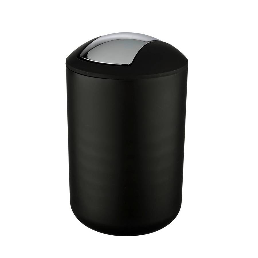 Wenko 6 L Swing Cover Bin Brasil R Plastic Black
