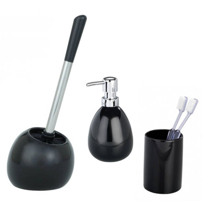 Soap Dispenser Polaris Range Black Ceramic