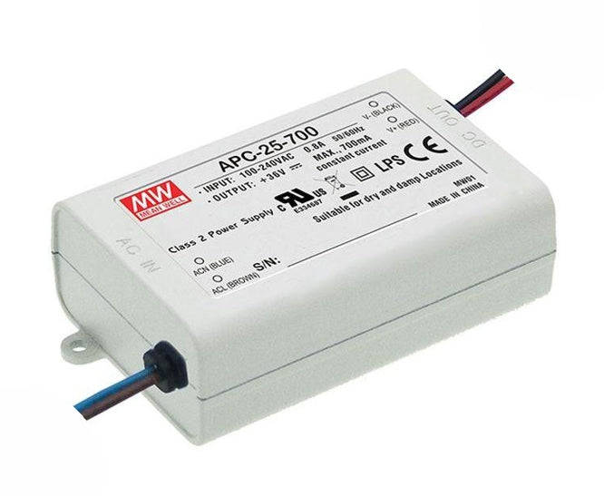 Power Supply Encl. Led Driver I=220 O=11 36 Vdc 700m A 25 W Apc 25 700