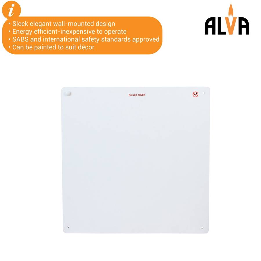 Alva Wall Panel Electric Heater 60x60cm Infrared