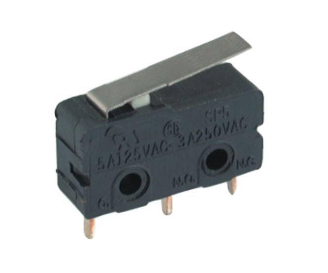 Mini Micro Limit Switch Spdt Lever L=14 Pcb Pins B175 Bp (125 V3 A)