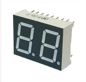 Dual Led Display 7 Seg Cc Red 25* 19mm 5621 As