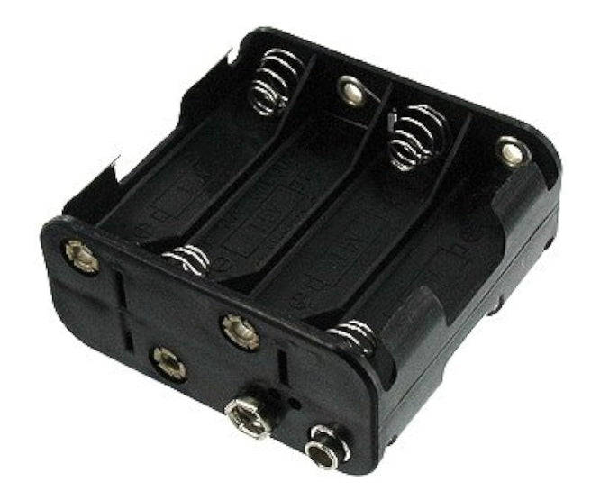 Battery Holder 8x Aa With Clip Black Iiii 230218