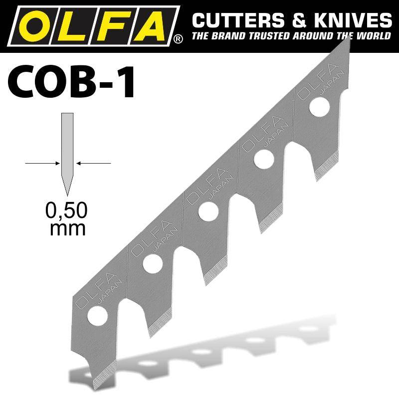 Olfa Olfa Blades Cob 1 3/Pack 5 Mm