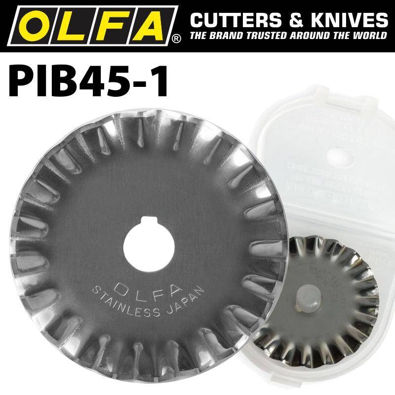 Olfa Olfa Blades Rotary Pinking Cutter 1/Pk 45 Mm