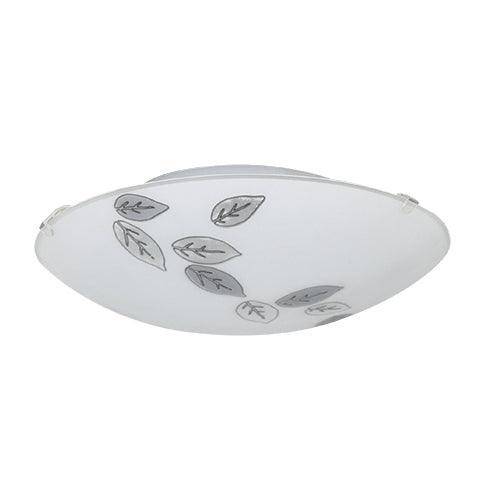 Mars C/Light Leaf Pattern 245mm White