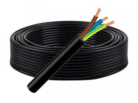 Cabtyre Cable 3 C 1.5 O=8.5 Black 100m/Roll Gctc 1.5 F03 Cs Bb Gc1