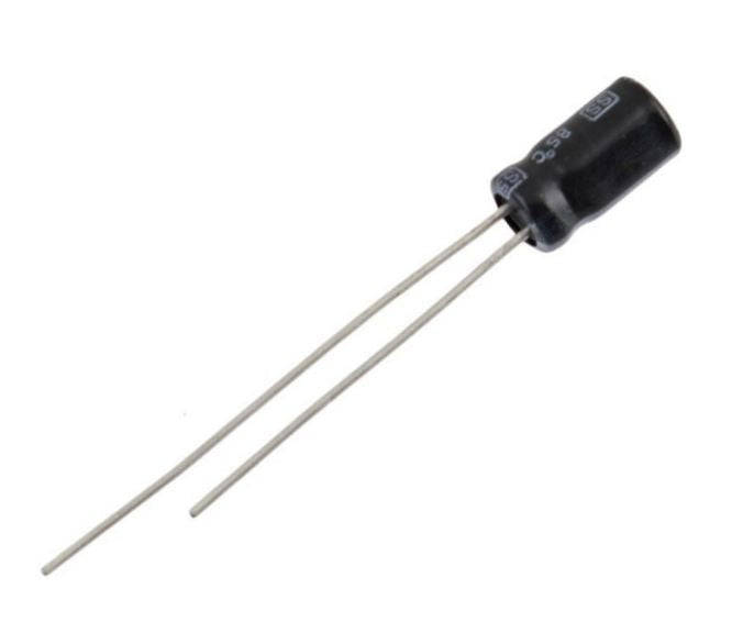 Electrolytic Capacitor Radial 0.1u F 50 V Ht 4x7 P=1.5 Emror1 M50 B 4x7