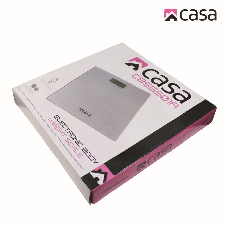 Casa Electronic Bathroom Glass Scale Sparkle