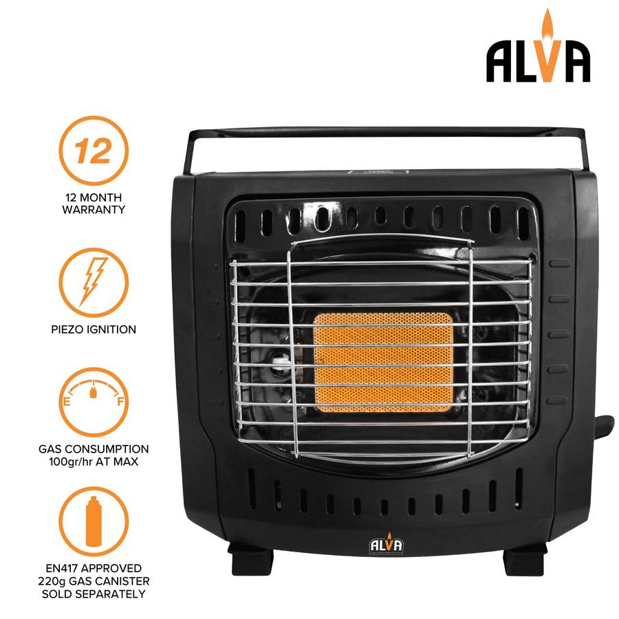 Alva Outdoor Butane Canister Mini Heater