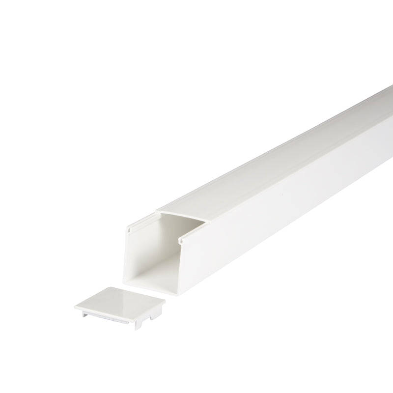 75x50mm White Pvc Trunking, 3m Length