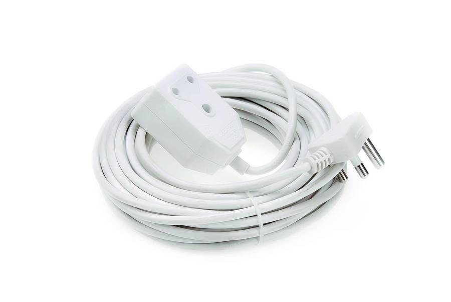 Ext Cord 10 M 2.5 Mm 16 A White