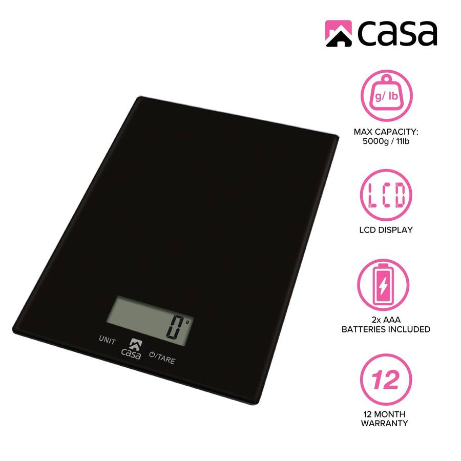 Casa Kitchen Digital Scale Glass