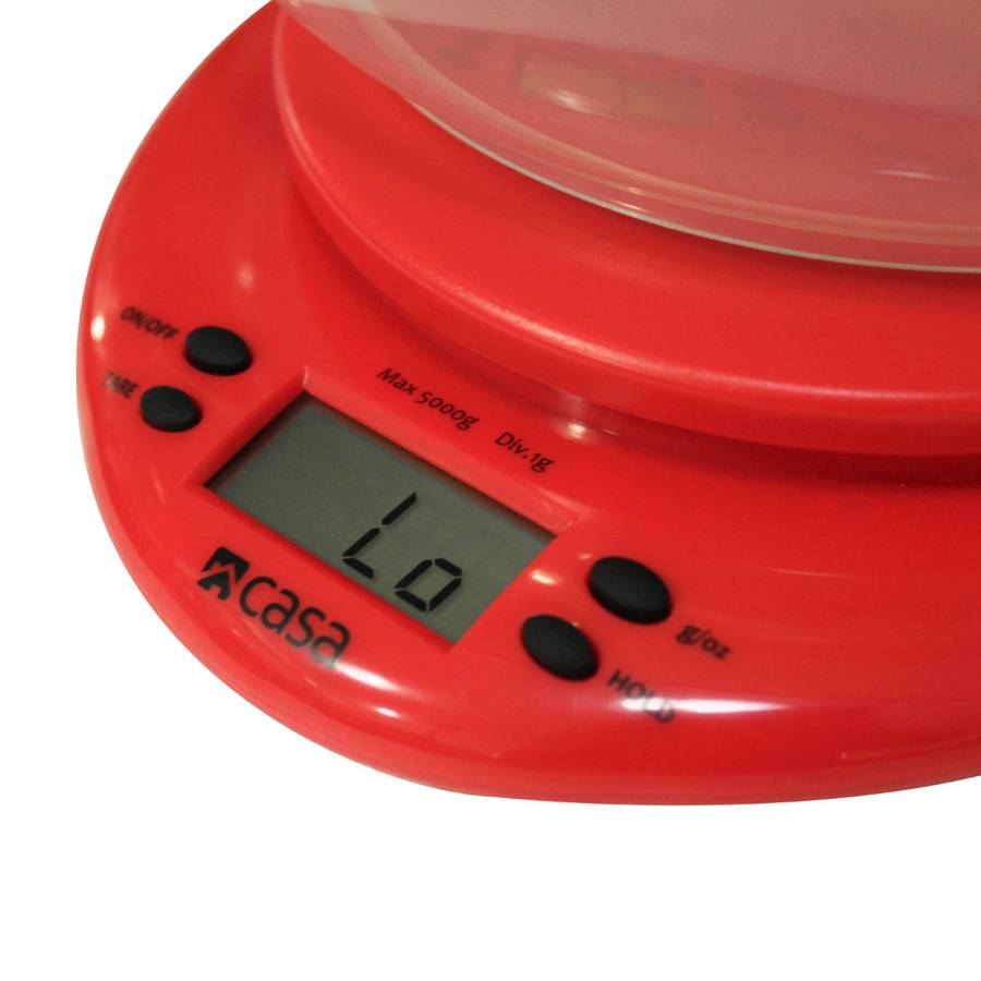Casa Kitchen Digital Scale With Clear Bowl
