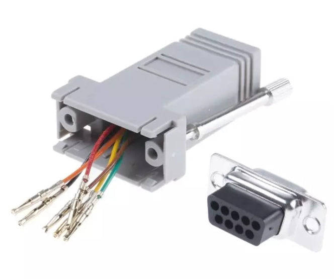 Breakout Adapter D Sub 9 S Rj12 Socket Module Coa Prj12 9 M
