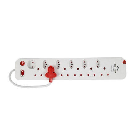 Multiplug 12 Way Surge +2 Usb E/Mate